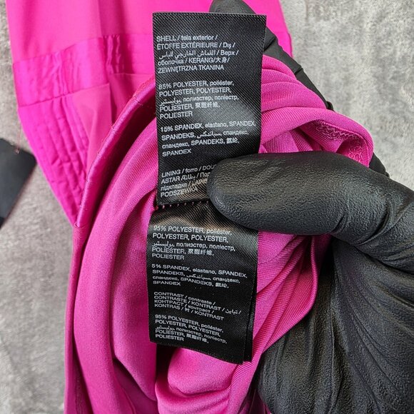 Bebe Dress Womens Size XL Pink Halter Open Back Pencil Rose Violet NWT Midi - Picture 9 of 14